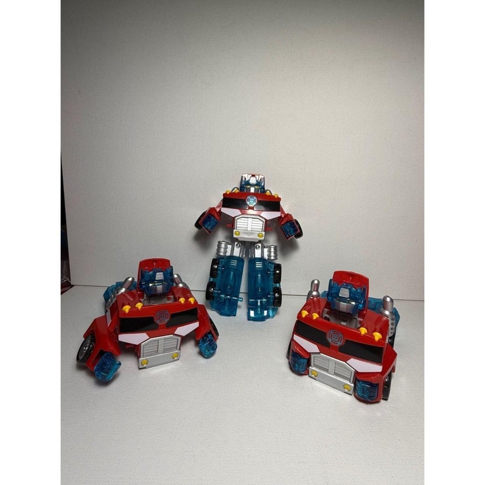 Playskool Heroes Optimus Prime Energize Transformers Rescue Bots Hasbro Lot of 3